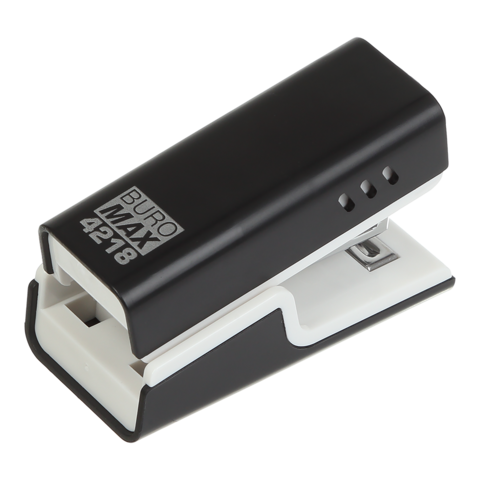 Степлер пластиковий 20арк., міні (скоби №24; 26), чорний, BM.4218-01 BUROMAX